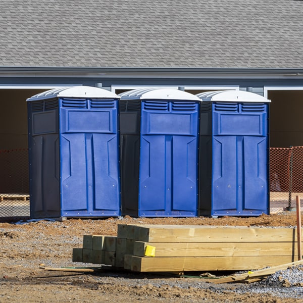 what is the cost difference between standard and deluxe portable restroom rentals in Gonvick MN